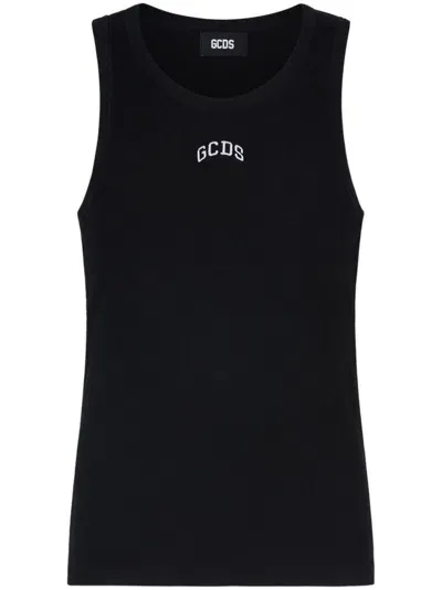 Gcds Logo-print Tank Top In Black