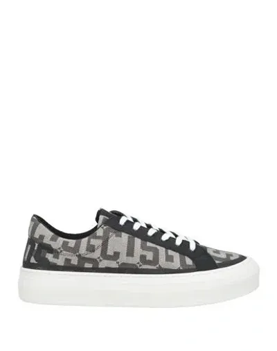 Gcds Black & Off-white Monogram Sneakers