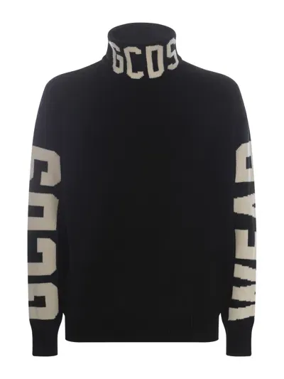 Gcds Sweater  "logo" In Nero