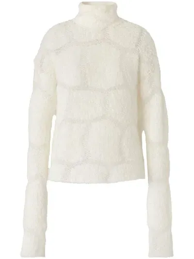 Genny Chunky-knit Jumper In White