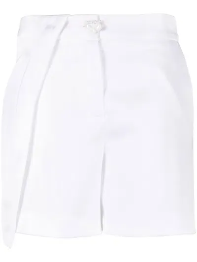 Genny Layered Tailored Shorts In White