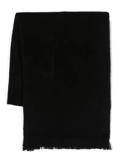 Gentryportofino Knit Scarf In Black