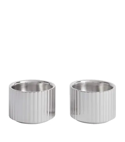 Georg Jensen Bernadotte Stainless Steel Egg Cups In Metallic