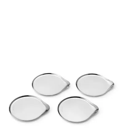 Georg Jensen Coasters In Metallic