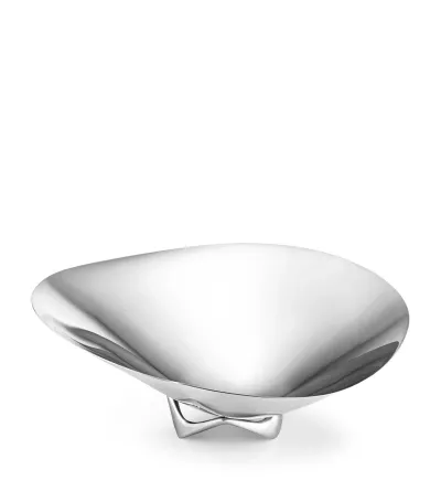 Georg Jensen Koppel Wave Bowl In Metallic