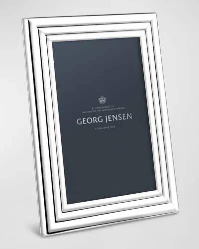 Georg Jensen Legacy Picture Frame, 4" X 6" In White