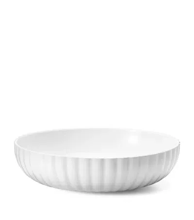 Georg Jensen Porcelain Bernadotte Pasta Bowl In White