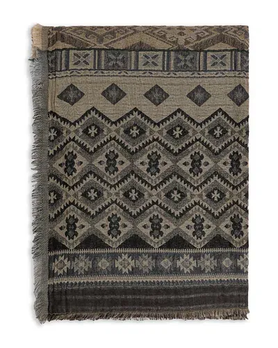 Gerard Darel Dolores Cotton & Wool Scarf In Brown