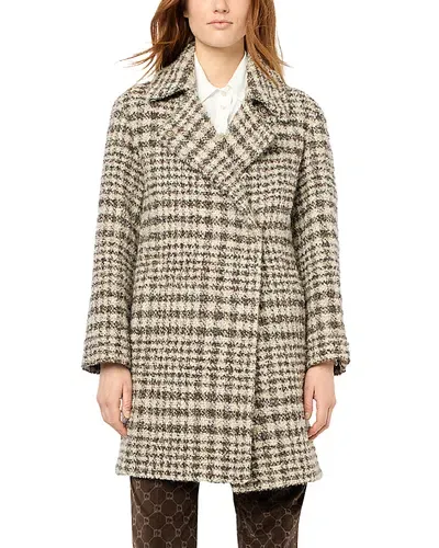 Gerard Darel Leopoldine Coat In Brown