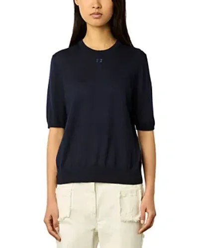 Gerard Darel Lysea Wool Tee In Navy