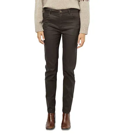 Gerard Darel Nouria Straight Pants In Brown