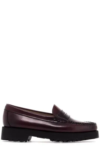 G.h. Bass & Co. Weejuns 90s Penny Loafers In Red