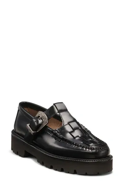 G.h.bass Marion Fisherman Loafer In Black