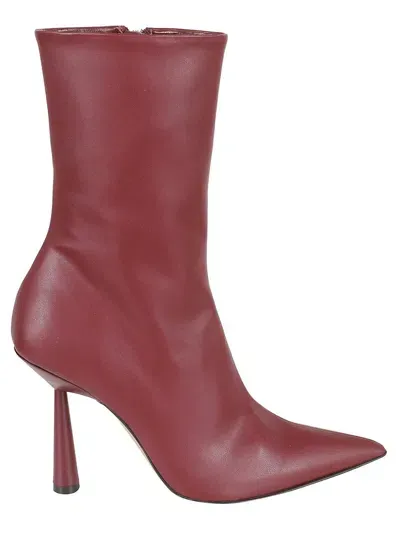 Gia Borghini Ros 7 Boots In Red