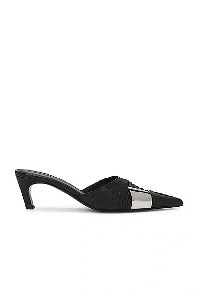 Gia Borghini X Fai Khadra Ponti Mule In Black