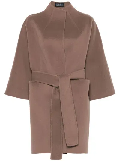 Gianluca Capannolo Jane Coat In Brown