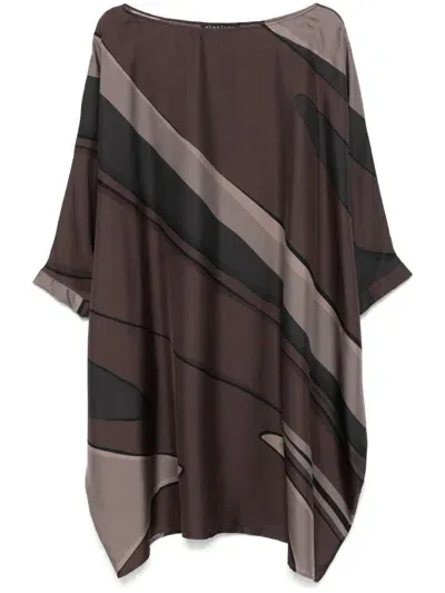 Gianluca Capannolo Tilda Midi Dress In Brown