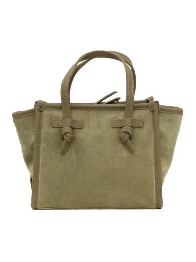 Gianni Chiarini Leather Bag In Green