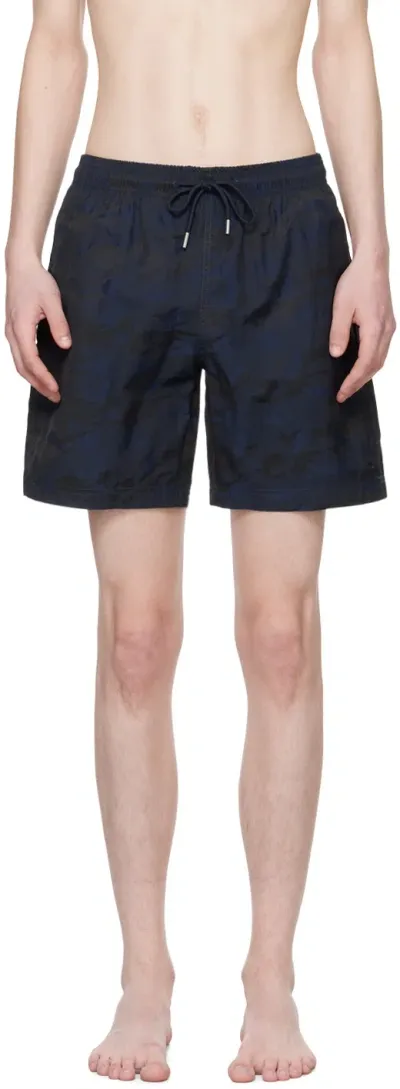 Gimaguas Blue Camouflage Swim Shorts