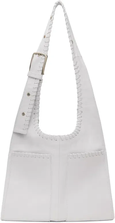 Gimaguas White Trenzado Bag