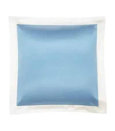 Gingerlily Silk Square Pillowcase In Blue