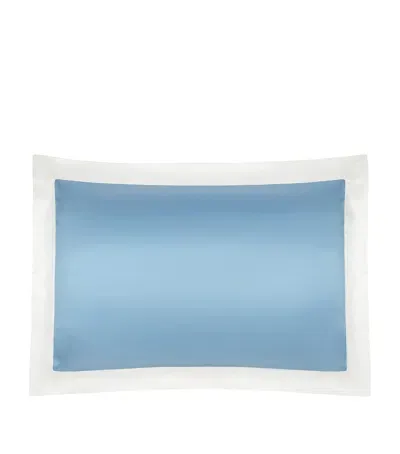 Gingerlily Silk Standard Pillowcase In Blue