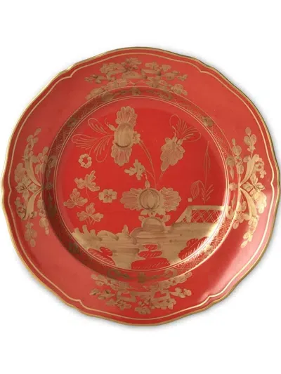 Ginori 1735 Oriente Italiano Dessert Plate (21cm) In Red