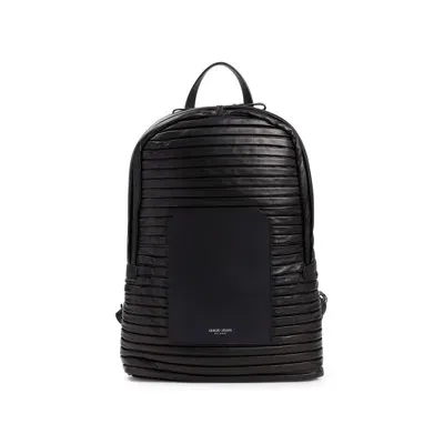 Giorgio Armani Backpacks In Black