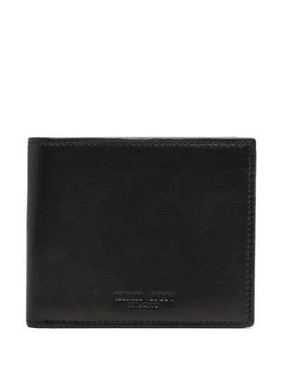 Giorgio Armani Logo-debossed Wallet In Black