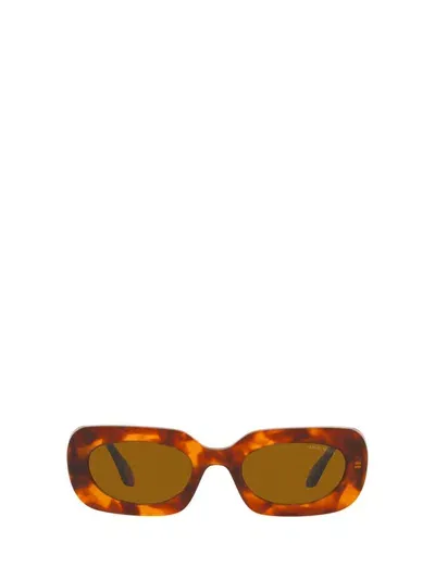 Giorgio Armani Rectangular Frame Sunglasses In Multi