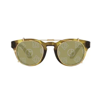 Giorgio Armani Round Frame Sunglasses In Multi