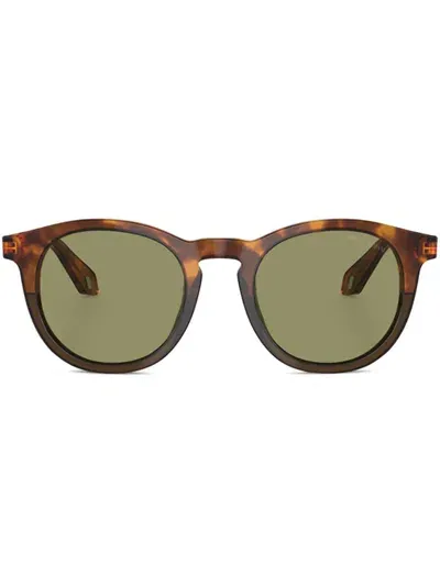 Giorgio Armani Round-frame Sunglasses In Multi