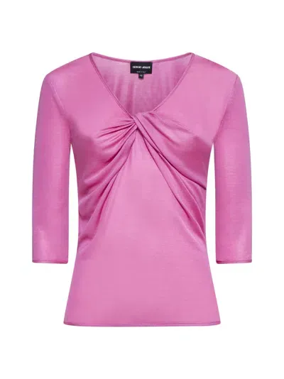 Giorgio Armani Shirt In Pink