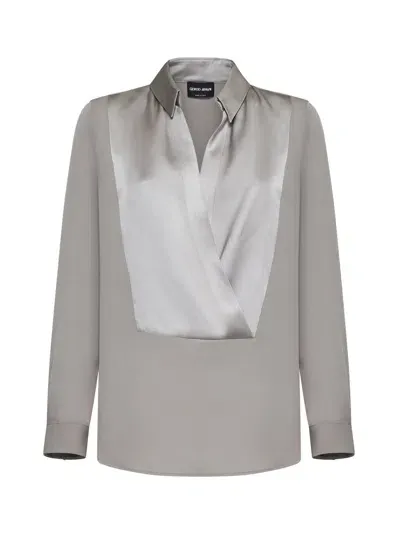 Giorgio Armani Shirt In Beige