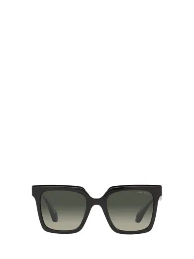 Giorgio Armani Square Frame Sunglasses In Black