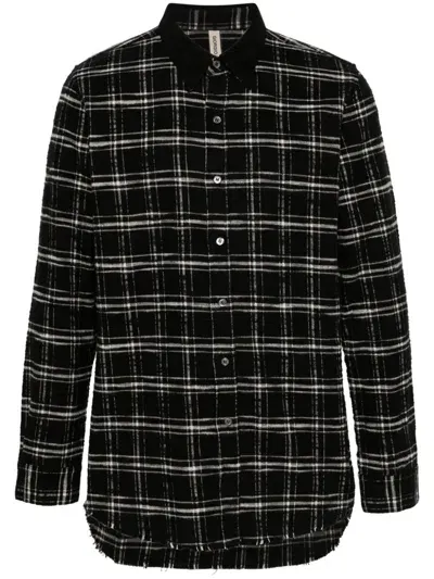 Giorgio Brato Tartan-check Shirt In Black