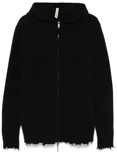 Giorgio Brato Zip-up Hoodie In Black