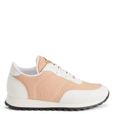 Giuseppe Zanotti Jimi Leather Low-top Sneakers In White