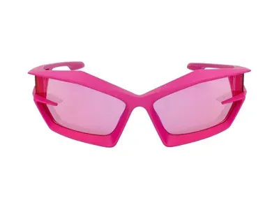 Givenchy Eyewear Rectangular Frame Sunglasses In Pink