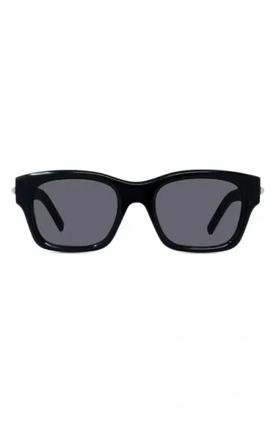 Givenchy Gv One 52mm Rectangular Sunglasses In Black