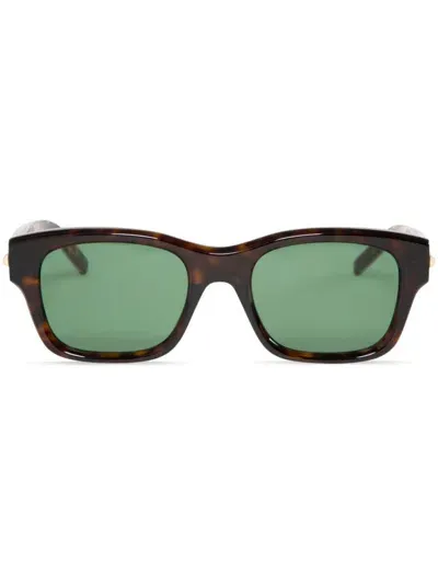 Givenchy Gv One Rectangle-frame Sunglasses In Brown