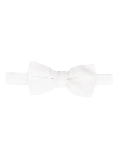 Givenchy Plain Bow Tie Accessories In White