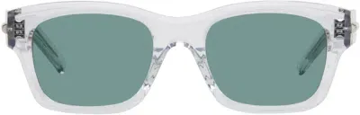 Givenchy Transparent Gv One Sunglasses In Green