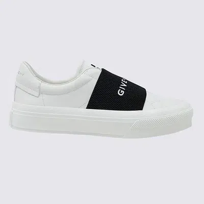 Givenchy White And Black Leather City Sport Sneakers