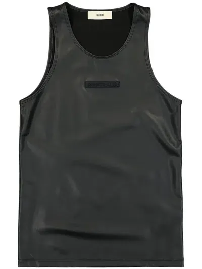 Gmbh Logo-patch Vest In Black