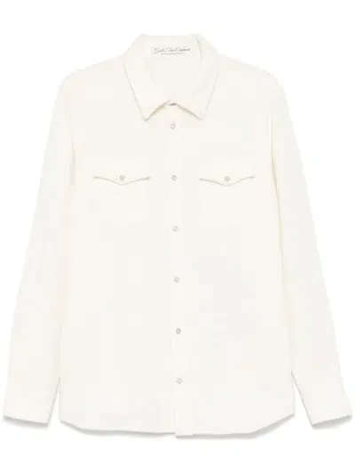 God's True Cashmere Cashmere Shirt In White