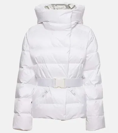 Goldbergh Bea Quilted Down Ski Jacket In White