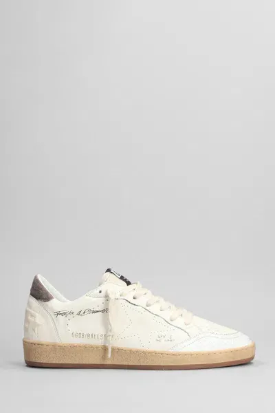 Golden Goose Ball Star Sneakers In White