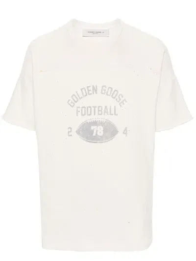 Golden Goose Cotton T-shirt In White