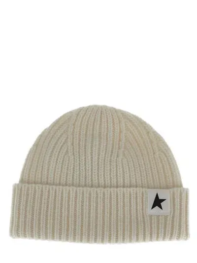 Golden Goose Damian Beanie In White